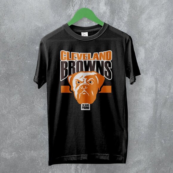 Cleveland Browns The Dawg Pound NFL Football Team Fan Graphic T-Shirt 165 - Picture 1 of 5